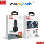 شارژر فندکی دو پورت یو اس بی 36 وات ارلدام ES-CC7 - Image 2